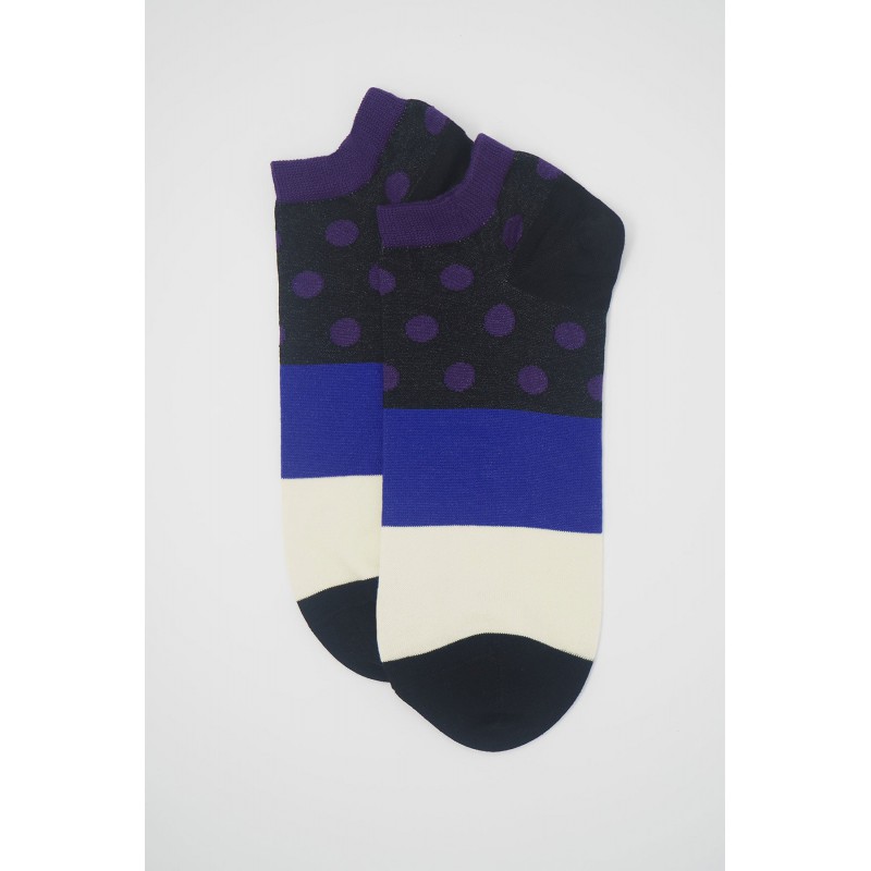 Men PEPER HAROW Mayfair Mens Trainer Socks - Purple-PH-5535021858965- £12.00