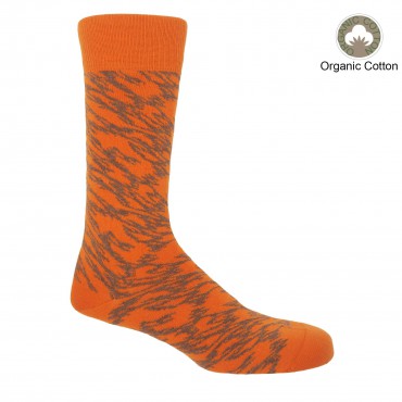 Men PEPER HAROW Pandemonium Organic Mens Socks - Orange-PH-4524377309324- £9.00