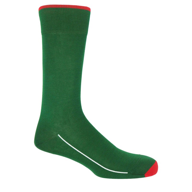 Men PEPER HAROW Square Mile Mens Socks - Emerald-PH-4391969325196- £12.00