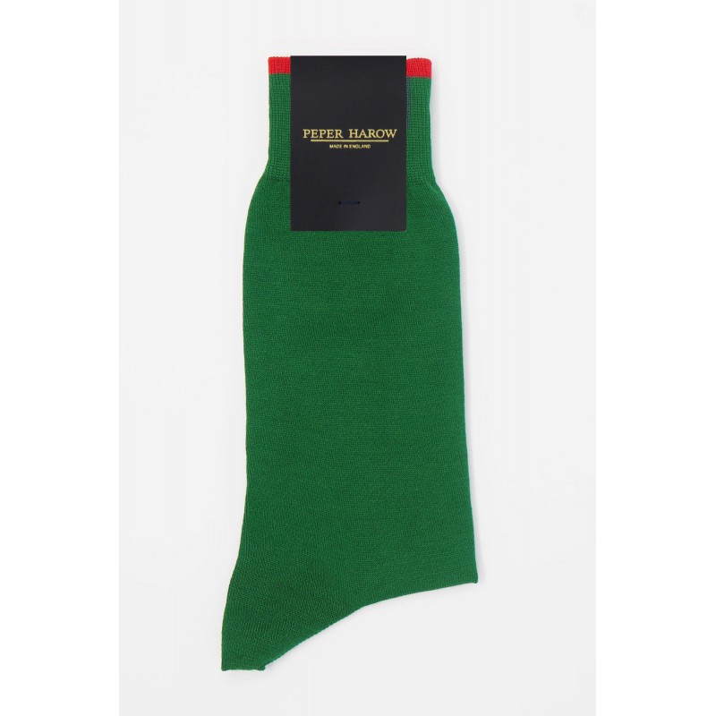 Men PEPER HAROW Square Mile Mens Socks - Emerald-PH-4391969325196- £12.00