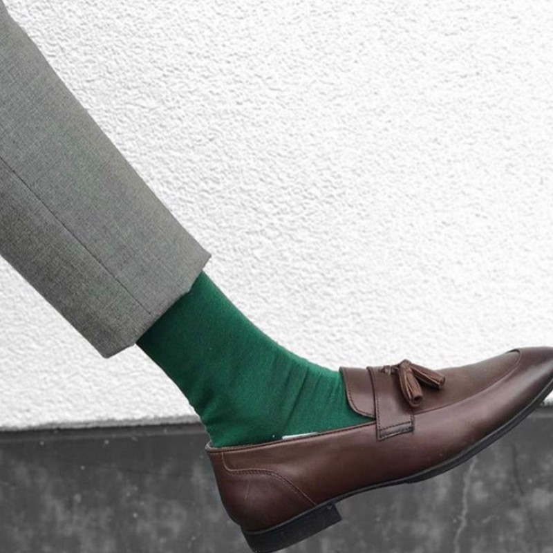 Men PEPER HAROW Square Mile Mens Socks - Emerald-PH-4391969325196- £12.00