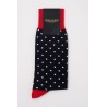 Men PEPER HAROW Pin Polka Mens Socks - Black-PH-4391906934924- £15.00