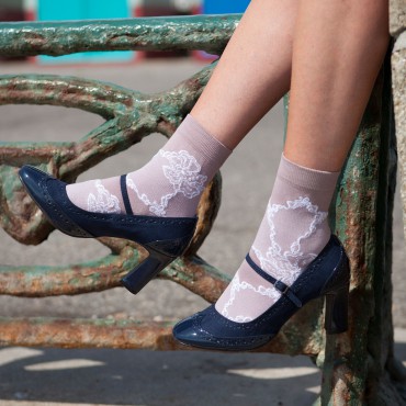 Women PEPER HAROW Delicate Womens Socks - Mink-PH-2114794324057- £10.00