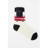 Women PEPER HAROW London Bus Womens Socks - Cream-PH-2114331639897- £7.00