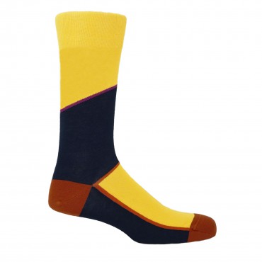 Men PEPER HAROW Hilltop Mens Socks - Bumblebee-PH-1961631645785- £10.00