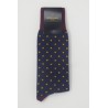 Men PEPER HAROW Pin Polka Mens Socks - Denim-PH-1389127270489- £15.00