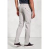 Belts Brook Taverner Tailored Fit Holland Silver Grey Sateen Cotton Stretch Trousers £54.00