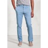 Belts Brook Taverner Tailored Fit Broderick Blue Garment Dyed Casual Trousers £45.00